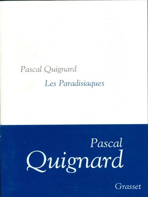 cover image of Les paradisiaques
